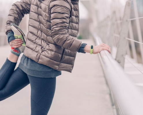 Joggen im Winter