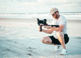 Fotografieren und Filmen am Strand