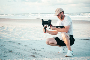 Fotografieren und Filmen am Strand