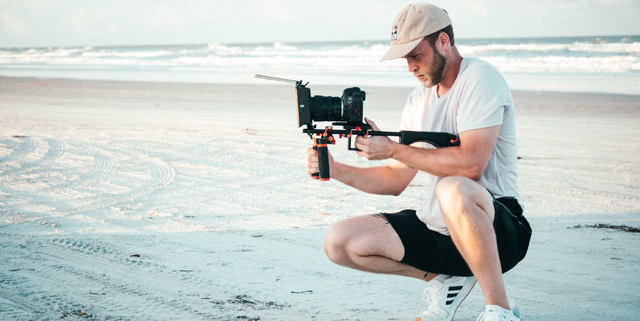 Fotografieren und Filmen am Strand