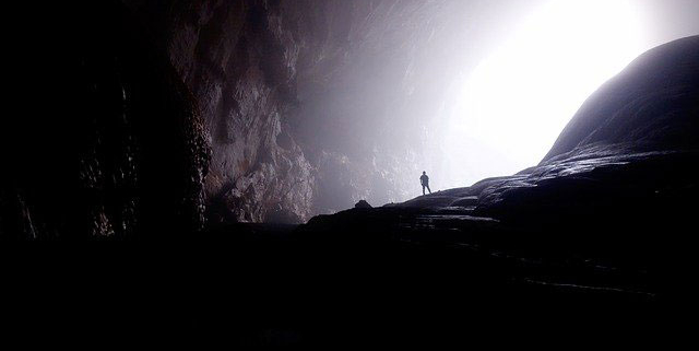 Höhlenforschung Nachtsicht